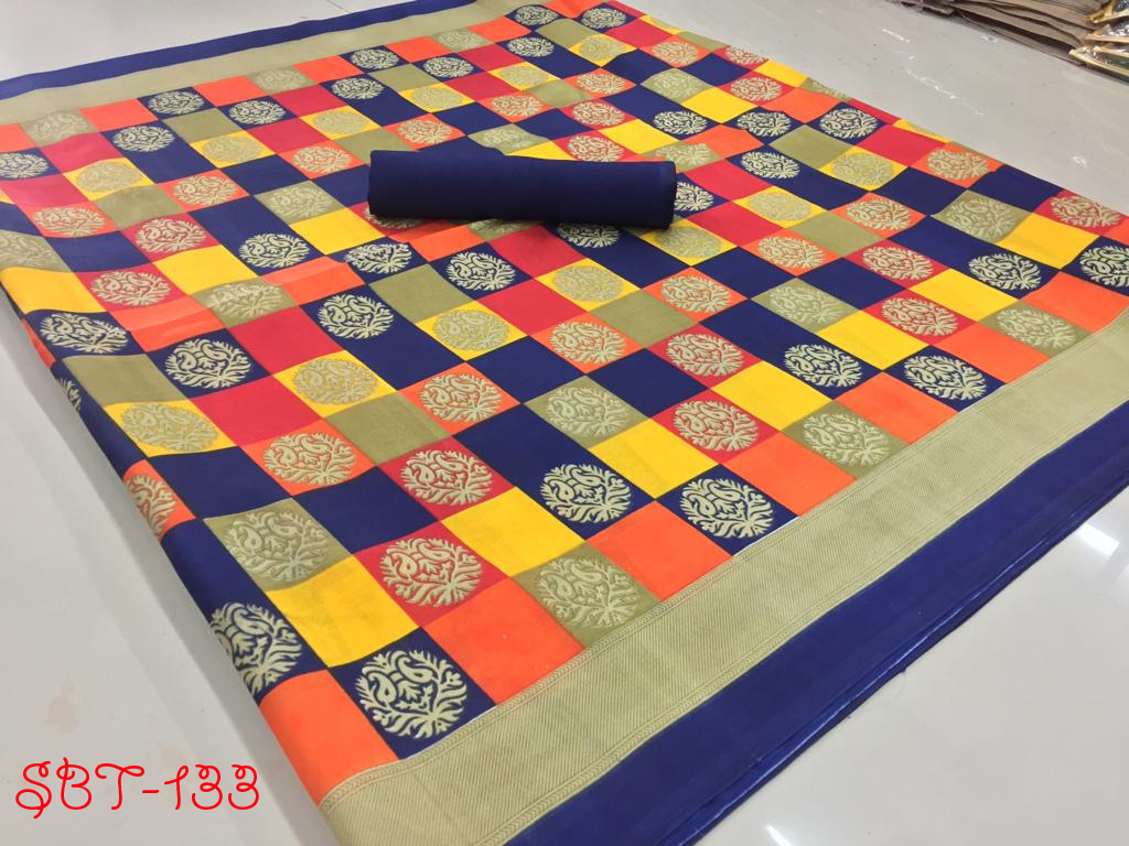 Printed Art Silk Saree