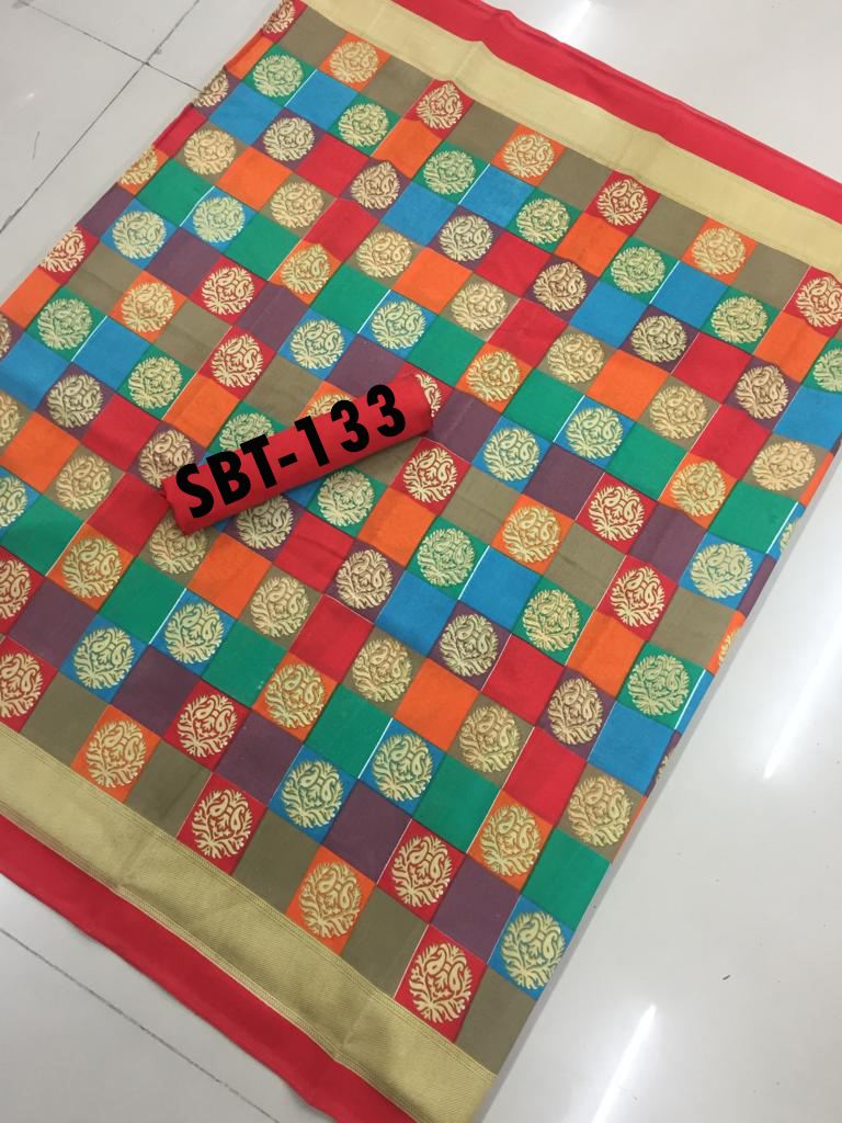 Printed Art Silk Saree
