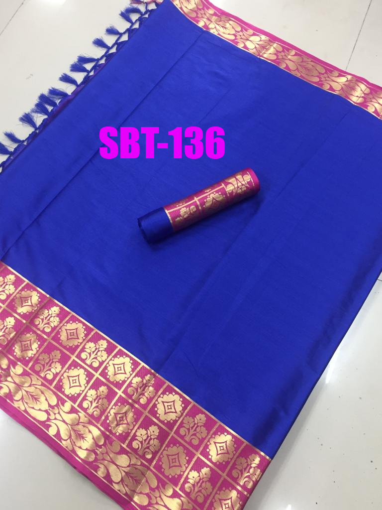 Cotton Silk Saree With Blouse Piece
