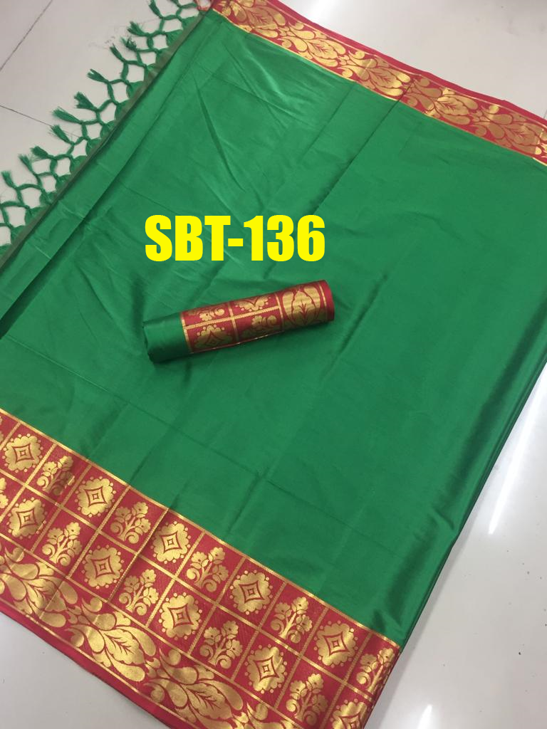 Cotton Silk Saree With Blouse Piece