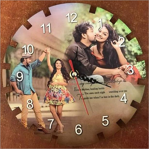 Multicolor Sublimation Picture Wall Clock