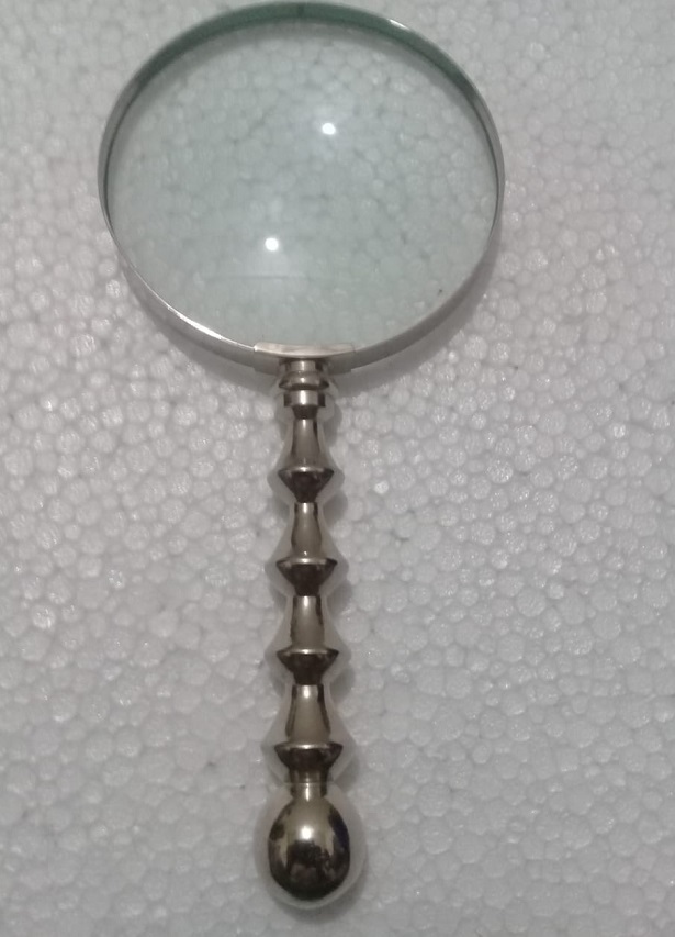 Silver Polished Magnifying Glass