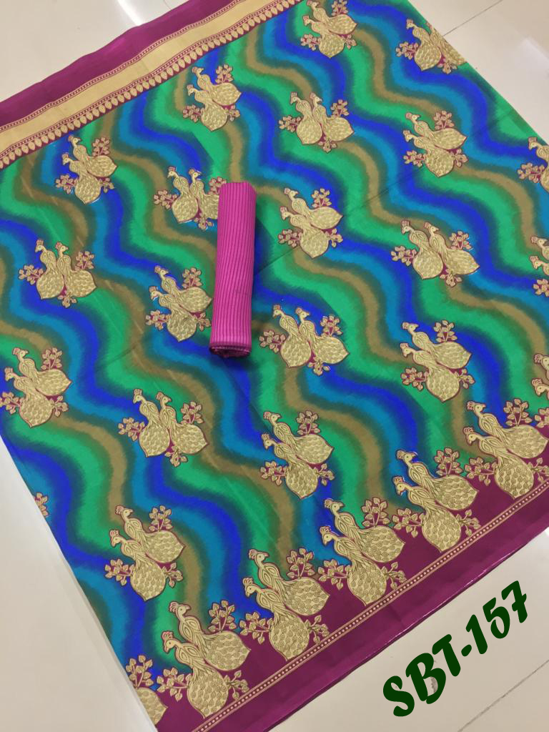 Printed Art Silk Saree