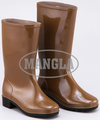 Brown Shining Gumboot