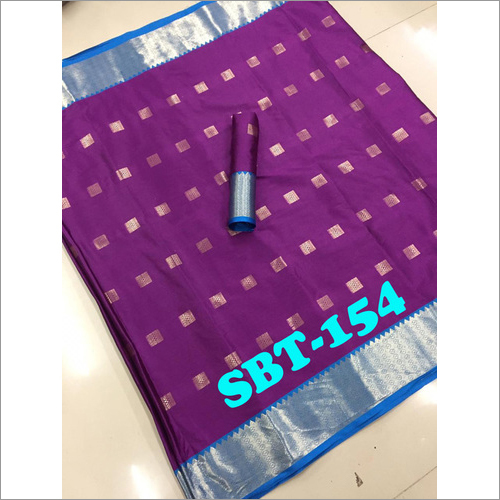 Cotton Silk Saree With Running Blouse Piece