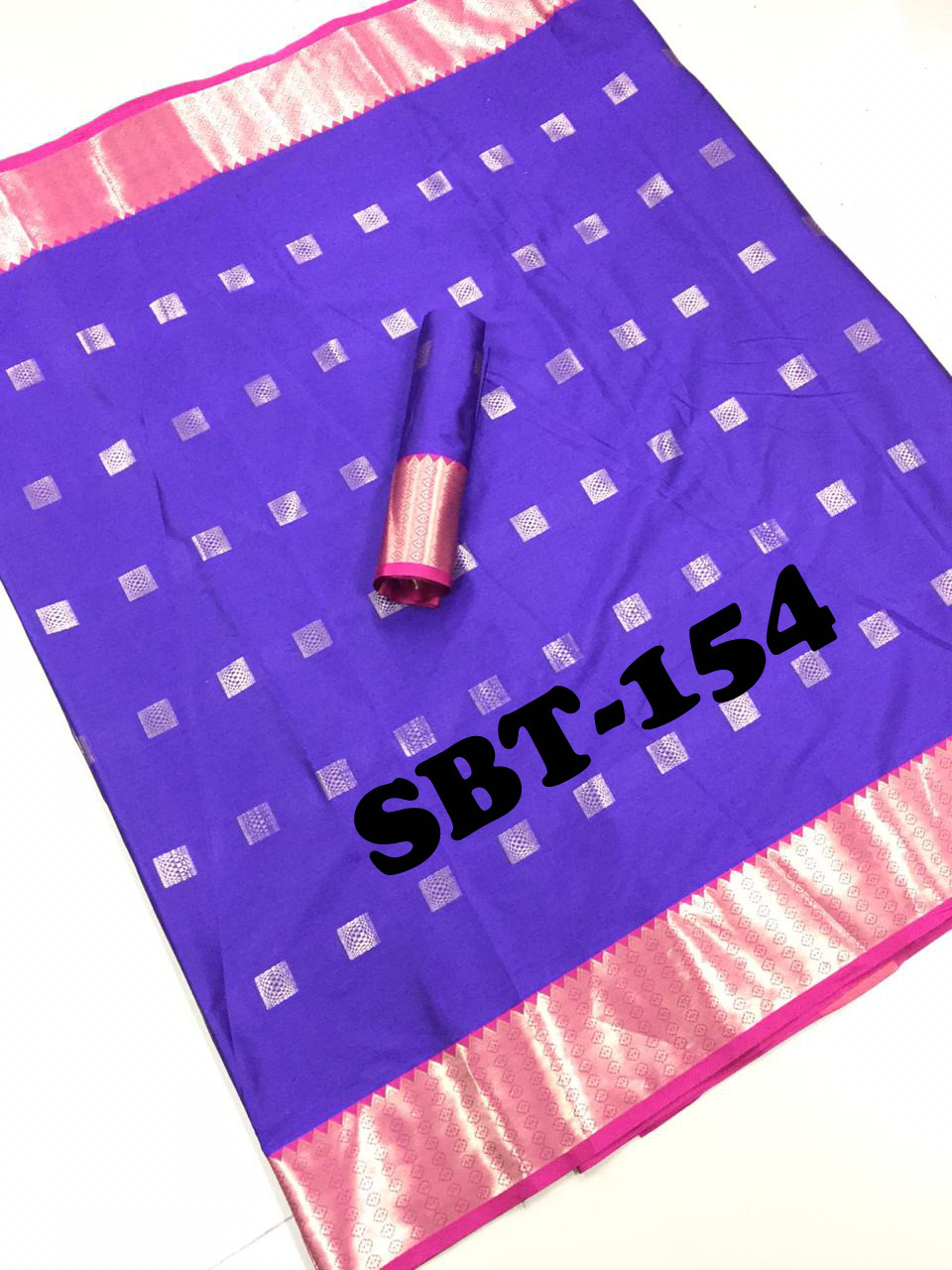 Cotton Silk Saree With Running Blouse Piece