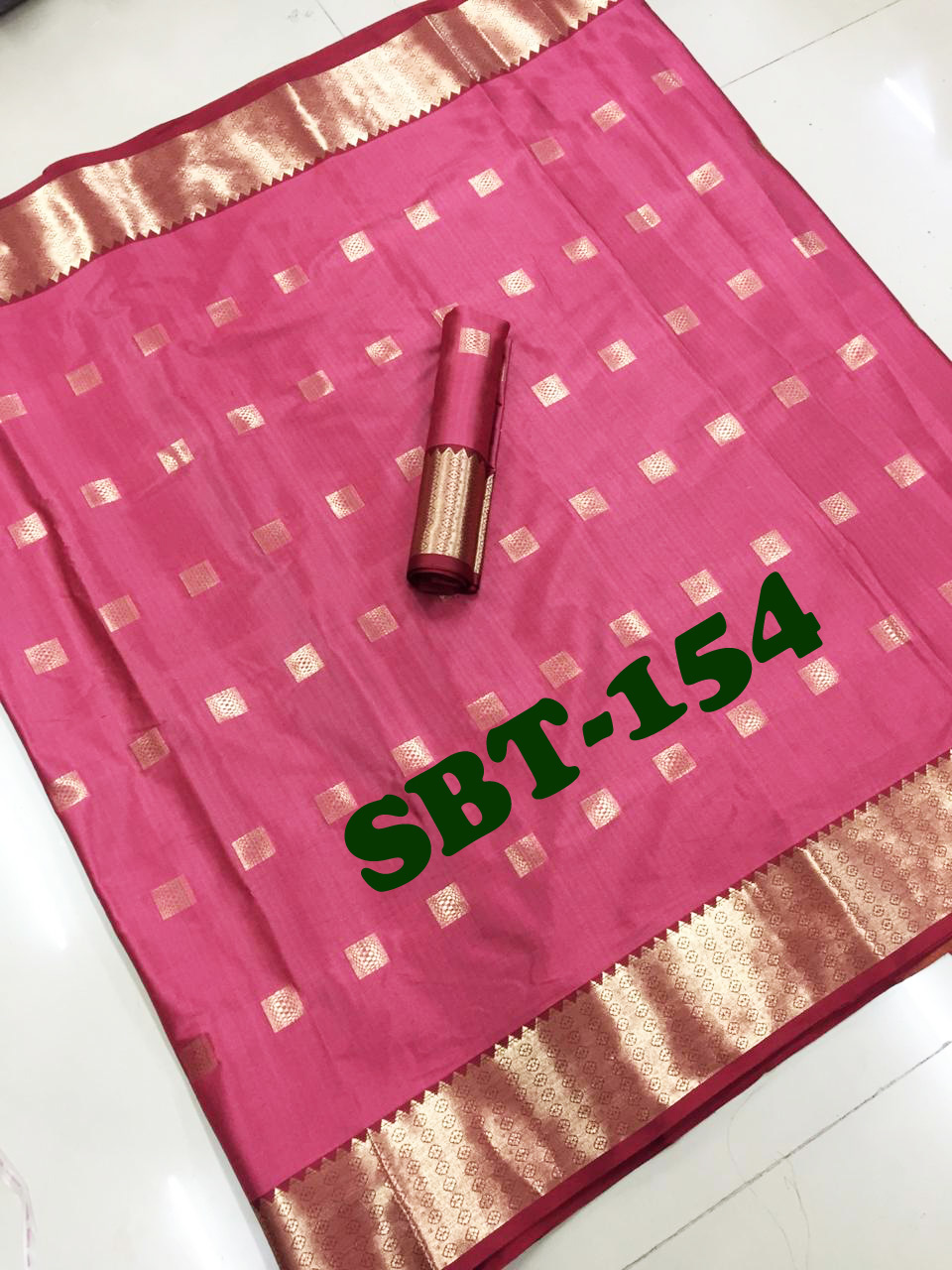 Cotton Silk Saree With Running Blouse Piece