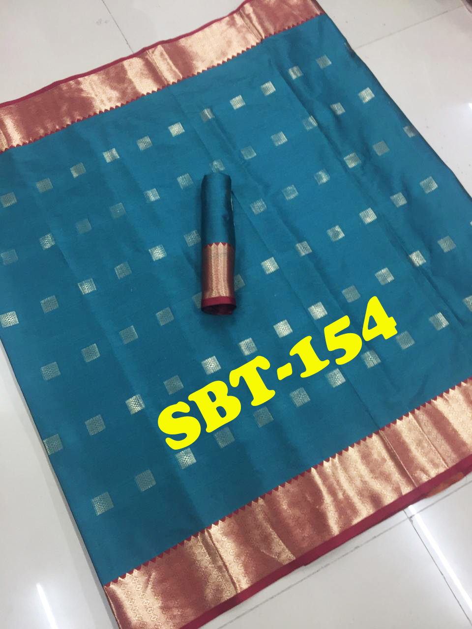 Cotton Silk Saree With Running Blouse Piece