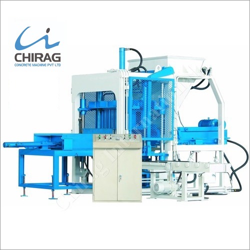 Blue Interlocking Brick Making Machine