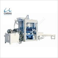 Blue Hydraulic Blocks Machine