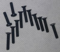BLACK PASSIVATED Stainless Steel Screws
