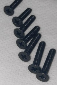 BLACK PASSIVATED Stainless Steel Screws