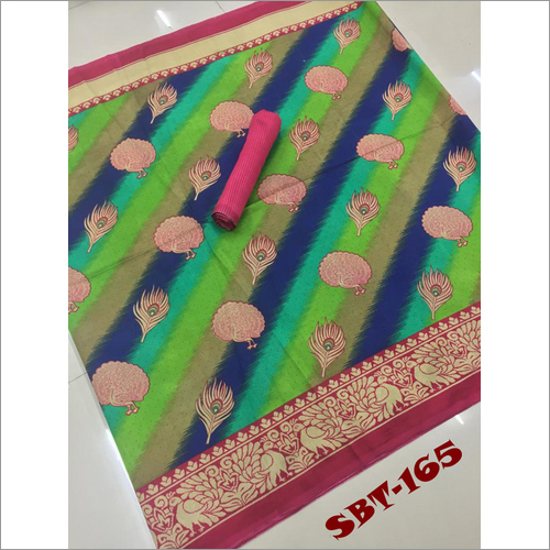PRINTED ART SILK SAREE