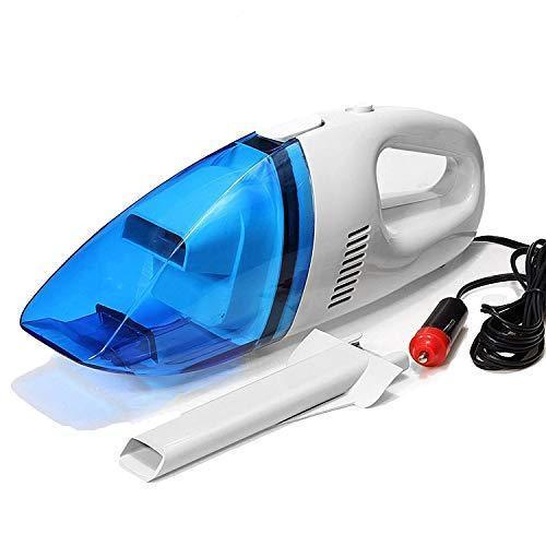 Car Vacuum Cleaner - ABS Material, 60 W Power, 2000-2600 Pa Suction, Blue & White | Multi-Color Design, Ideal for Car Cleaning