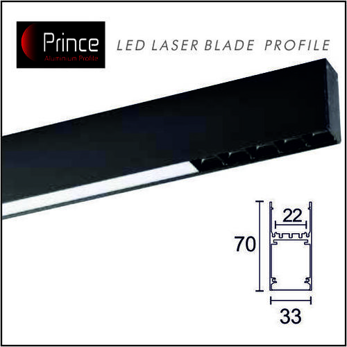 Led laser Blade Aluminium Profiles