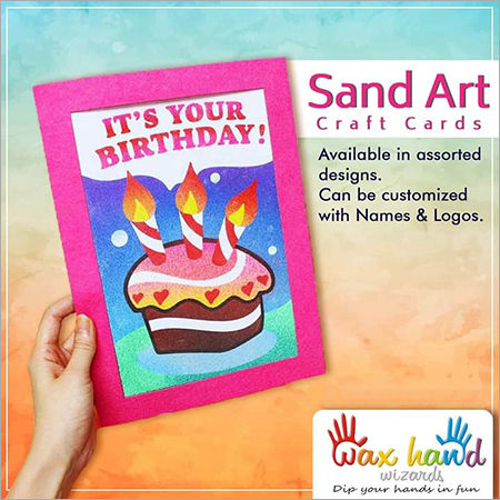 Wax Sand Art Card