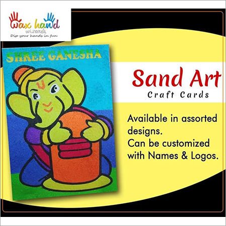 Colorful Sand Art Card