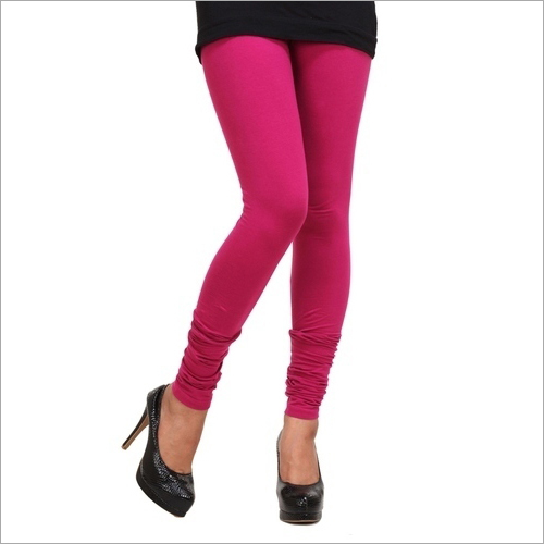 Ladies Churidar Pink Leggings