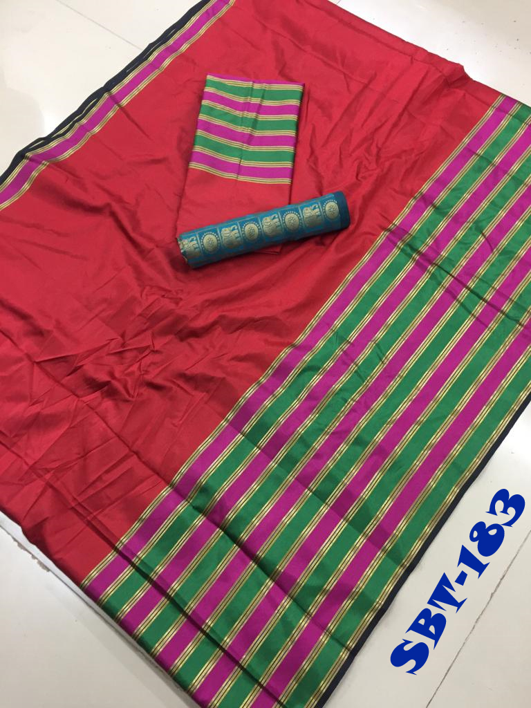 Topdyded Saree With Double Blouse Piece