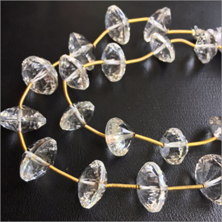 Crystal Concave Cut Disc Shape Beads