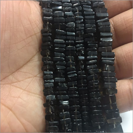 Smokey Heishi Square Shaped Beads