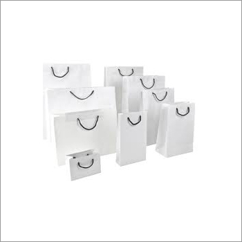 White Kraft Paper Bag - Variable Size , Offset Printing for Enhanced Durability and Tearing Strength, Reusable and Recyclable for Versatile Use