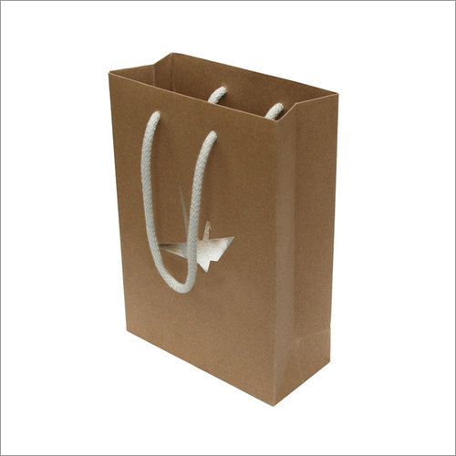 Rope Handle Shopping Kraft Bag - High-Quality Paper, Custom Sizes Available , Durable and Tear-Resistant with Comfortable Rope Handles
