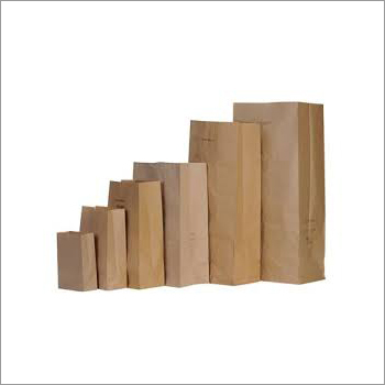 Open Top Plain Paper Bag - Lightweight, Customizable Size | Offset Printing for Promotional Use, Ideal for Garments and Groceries