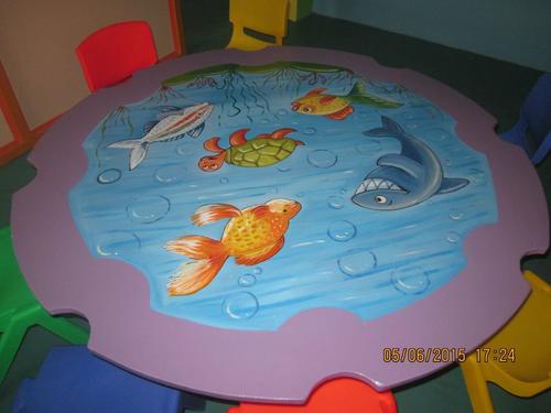 Kids Green Round Table Kids Green Round Table