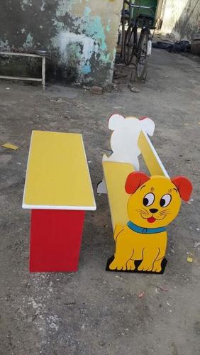 Easy To Clean Kids Multi Color Bench