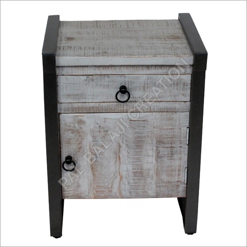 Industrial End Table