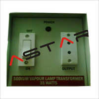 Sodium Vapour Lamp Transformer - Plastic Material, Manual Power Source | Ideal For Industrial Use, 2-year Warranty, Energy Efficient Performance