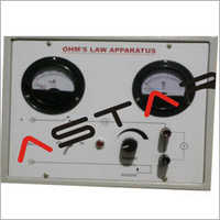 Ohms Law Apparatus - Abs Plastic & Metal, Dual Coil Meters With Low Energy Consumption & 2-year Warranty