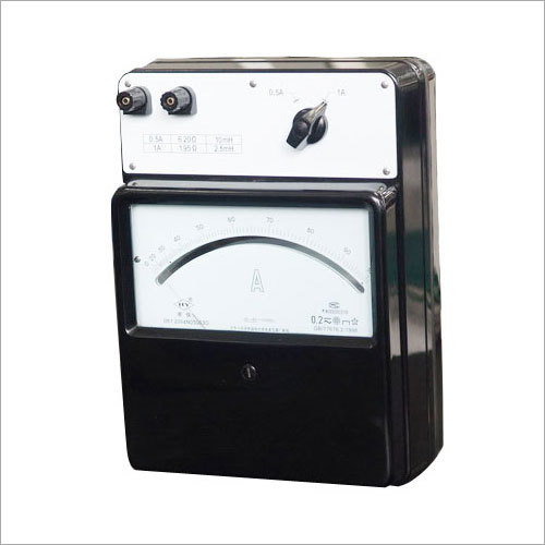 DC Milli Ammeters - ABS Plastic, Black | Ideal for Physics Lab Use, Durable Design for Accurate Measurements