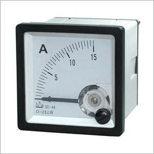 DC Ammeter - ABS Plastic, Black | Physics Lab Use, Precision Measurement Tool for Educational Experiments