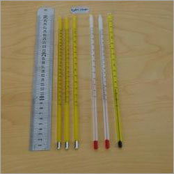 Glass Alcholic And Mercury Thermometer