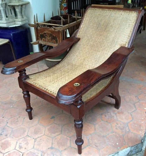 Antique Teakwood Planter Chair