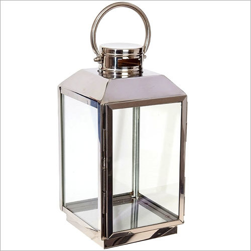 SS Square Candle Lantern