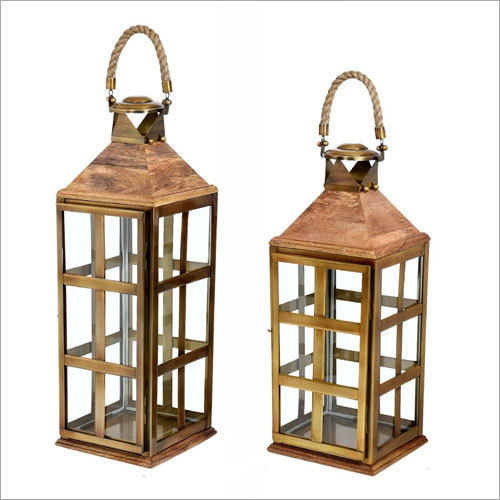 Designer Wooden Lantern