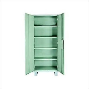 Stainless Steel Almirah - 72x36x18 Inches, Double Door, Powder Coated | Durable, Rustproof, Spacious, Secure, Wheeled