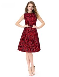 Casual Women Dresses - Crochet Fabric, Sizes S-xxl | Gajari Color, Trendy Ethnic Printed Design, All-season Wear, Sleeveless Style, Easy To Wash