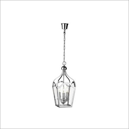 Hanging Glass Lantern - Brass Material | Elegant Illumination for Indoor and Outdoor Spaces