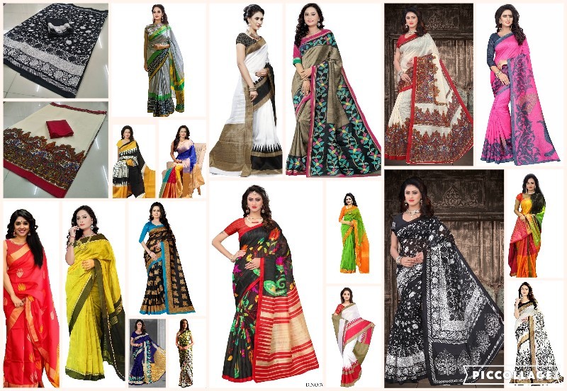 NEW FANCY BHAGALPURI SAREES