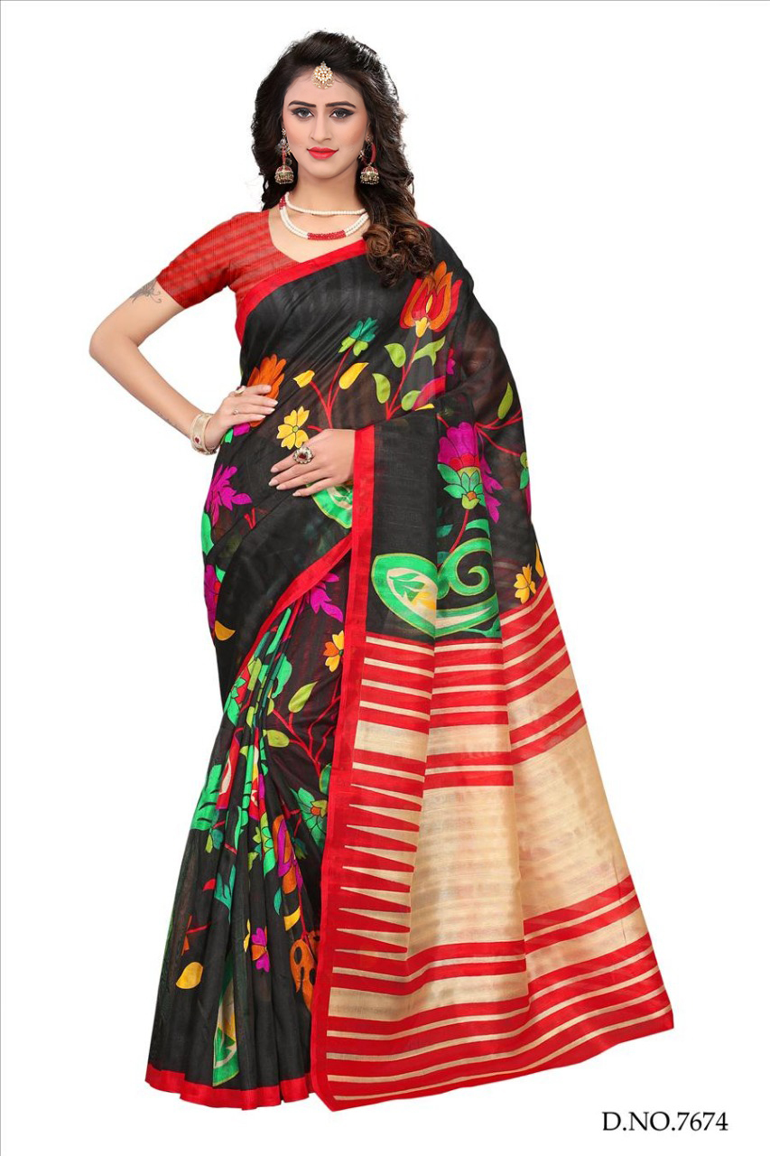 NEW FANCY BHAGALPURI SAREES