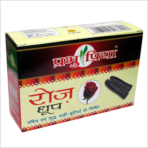 Rose Agarbatti Dhoop - Natural Flower Material, Smooth Texture | Eco-Friendly, Long Lasting Rose Fragrance, Ideal for Rituals