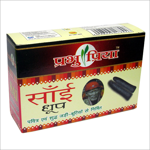 Sai Agarbatti Dhoop - Wood Material Round Shape | Eco-Friendly Fresh Aroma Minimum Residue Soothing Fragrance for Religious Use