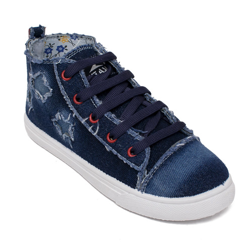 girls navy blue shoes