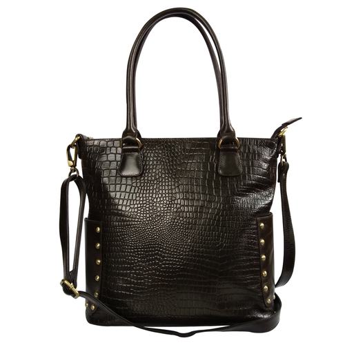 Croco Printed Women Leather Designer Tote