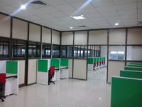 Aluminium glass and partly partition