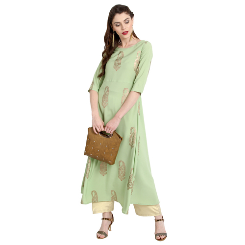 Crepe Party Wear Kurtis